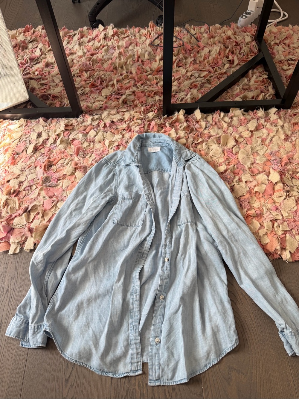 Thread & Supply Light Blue Chambray Shirt